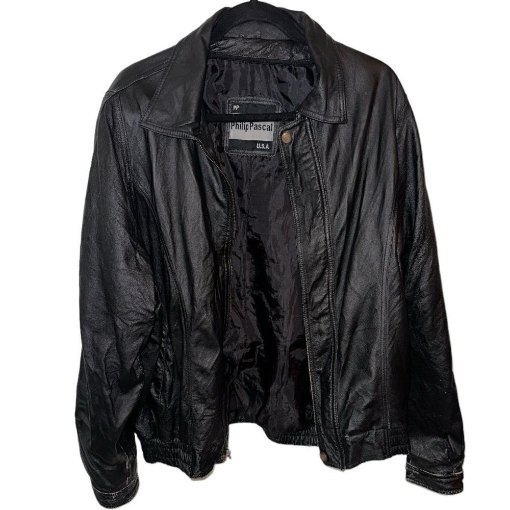 Philip Pascal Leather Jacket Men’s Size L